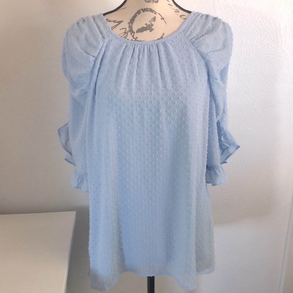 Baby Doll Blue Blouse